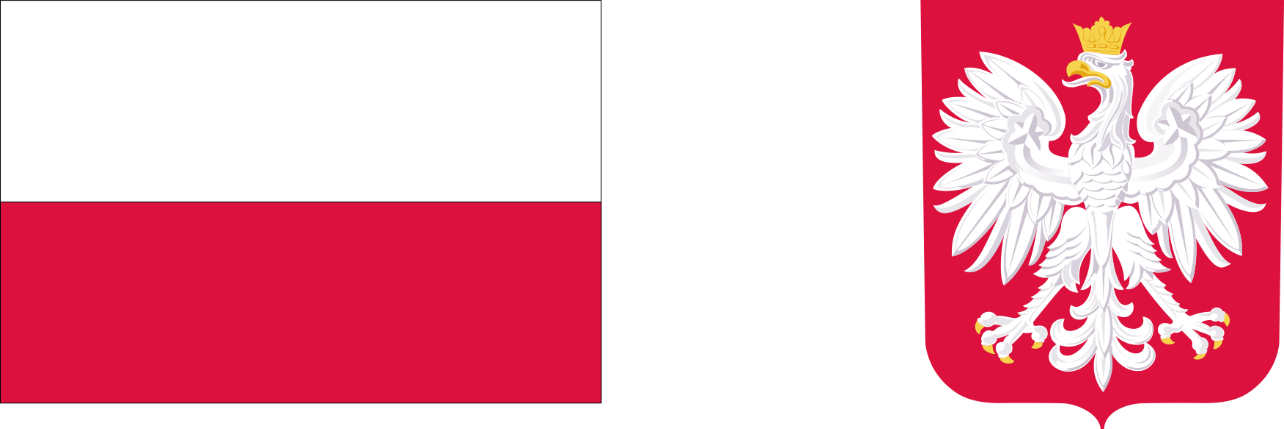 flaga Polski i&nbsp;godło Polski